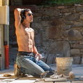 Laying tiles